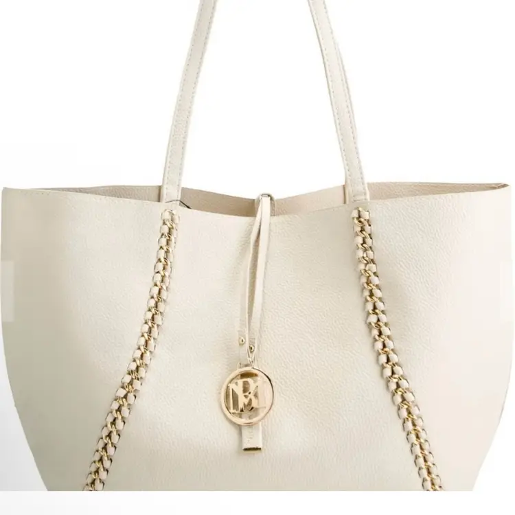 Badgley Mischa Cream White Tote Bag New With Tags Gift