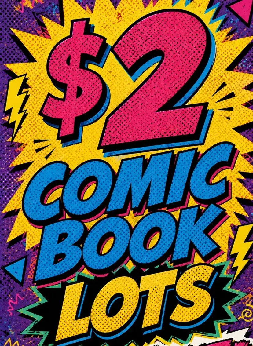 $2 Comic Lot Blowout! Marvel, DC, Spiderman, Plus More!