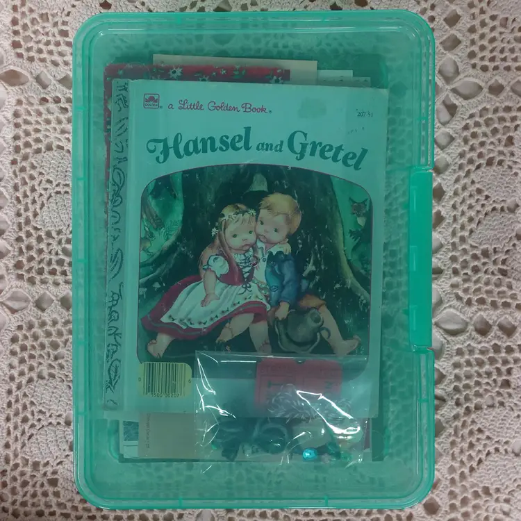 Little Golden Book Hansel and Gretel Junk Journal Mini Kit