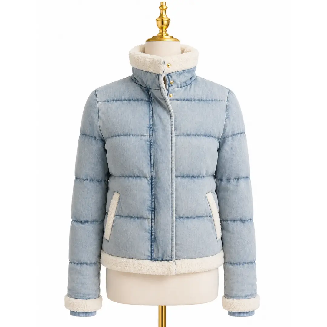Generation Love Denim Puffer Sz S