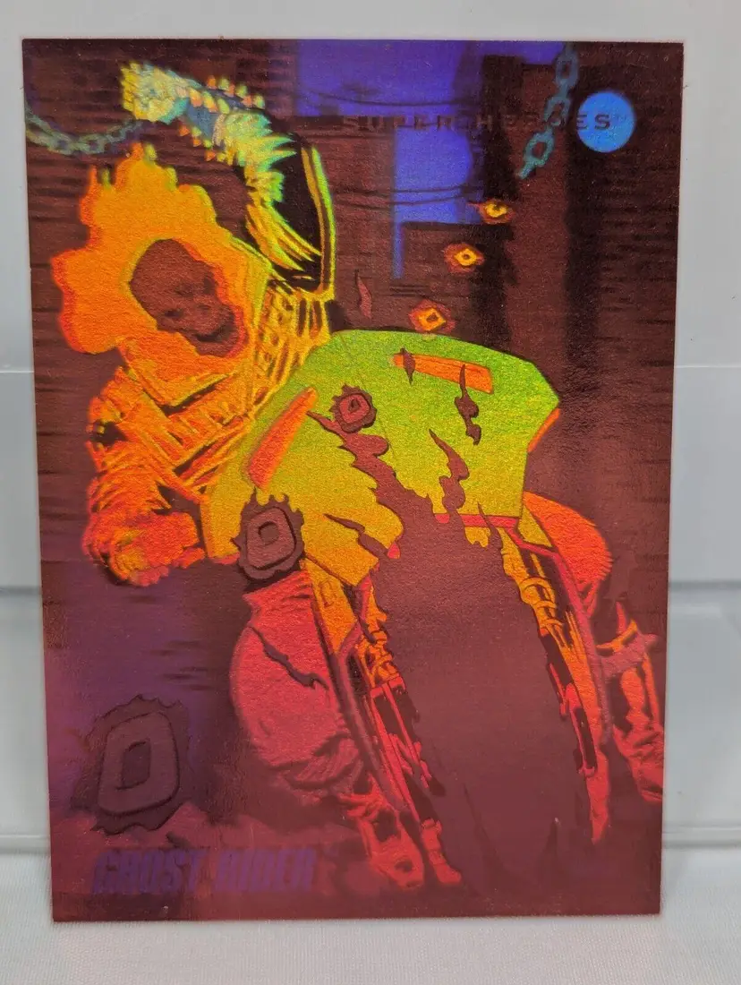 1992 Marvel Universe Ghost Rider H-5 Hologram Series 3 Impel