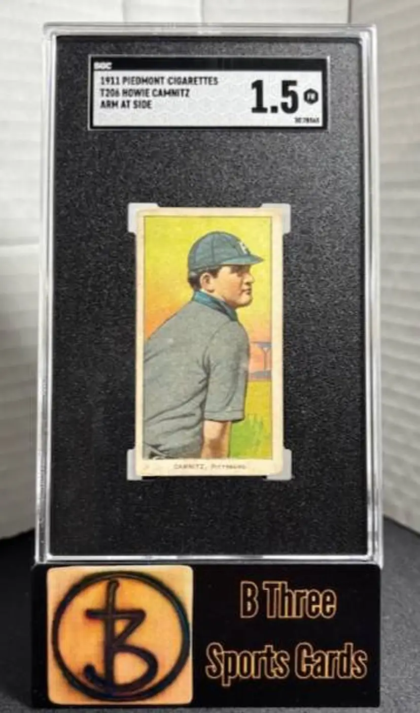 HOWIE CAMNITZ T206 1911 Piedmont Cigarettes SGC 1.5 FR Pittsburgh A1343