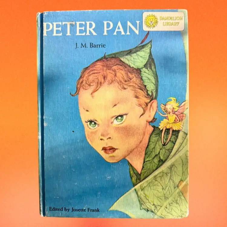 1950’s Vintage MCM DANDELION LIBRARY Alice in Wonderland + Peter Pan HC BOOK