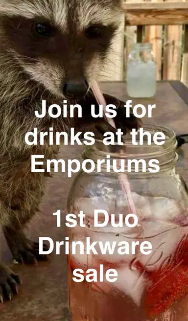 Drinkware! 1st Duo Sale With Dana Of Ragtag Emporium