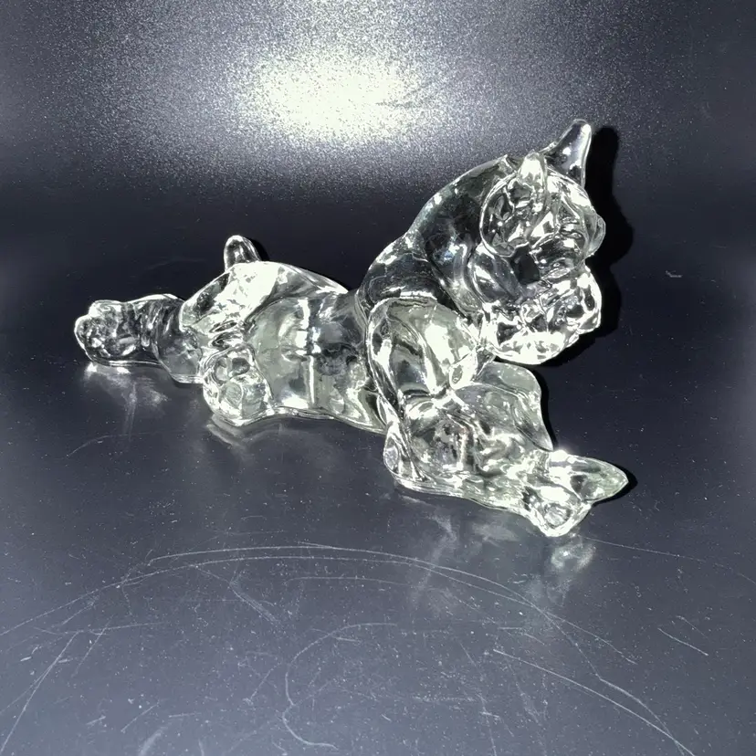 Boxer Dog Kenneth R Haley American Glass Figurine
