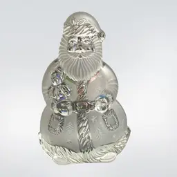 Mikasa Glass Santa Votive Holder