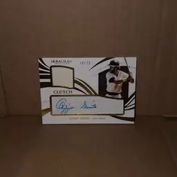 2021 Panini Immaculate Collection Baseball Ozzie Smith Game Worn Patch Auto /75