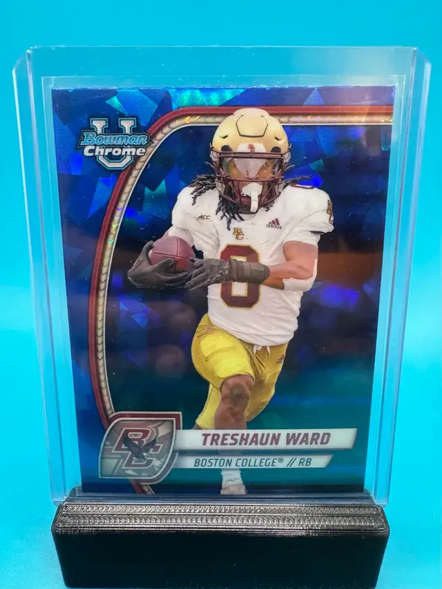 Treshaun Ward Bowman Chrome U Sapphire Boston College Eagles