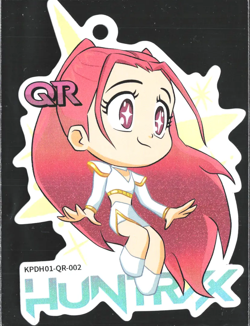 Mira Chibi QR Charm Keychain Kayou KPop Demon Hunters Trading Card QR-002
