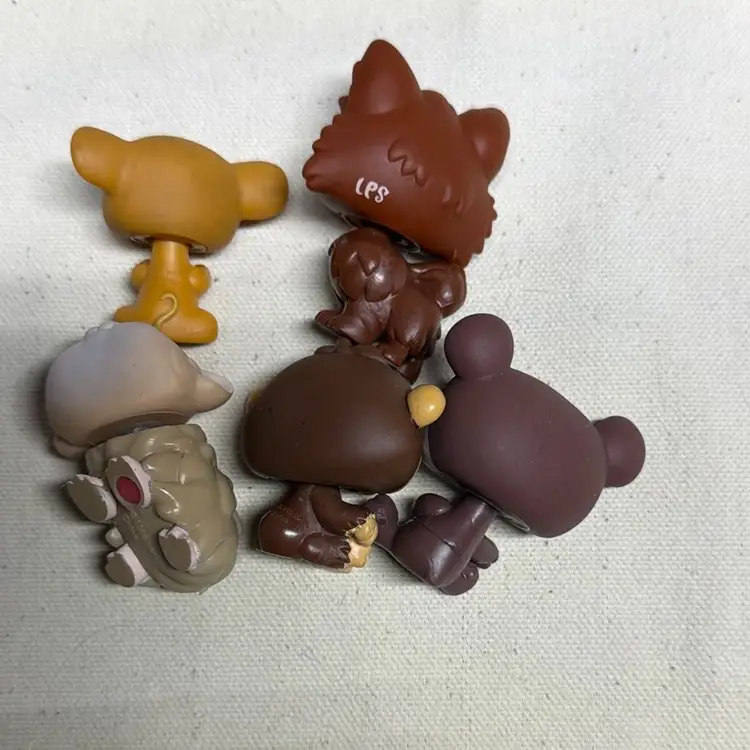 Littlest Pet Shop Brown Pets Lot