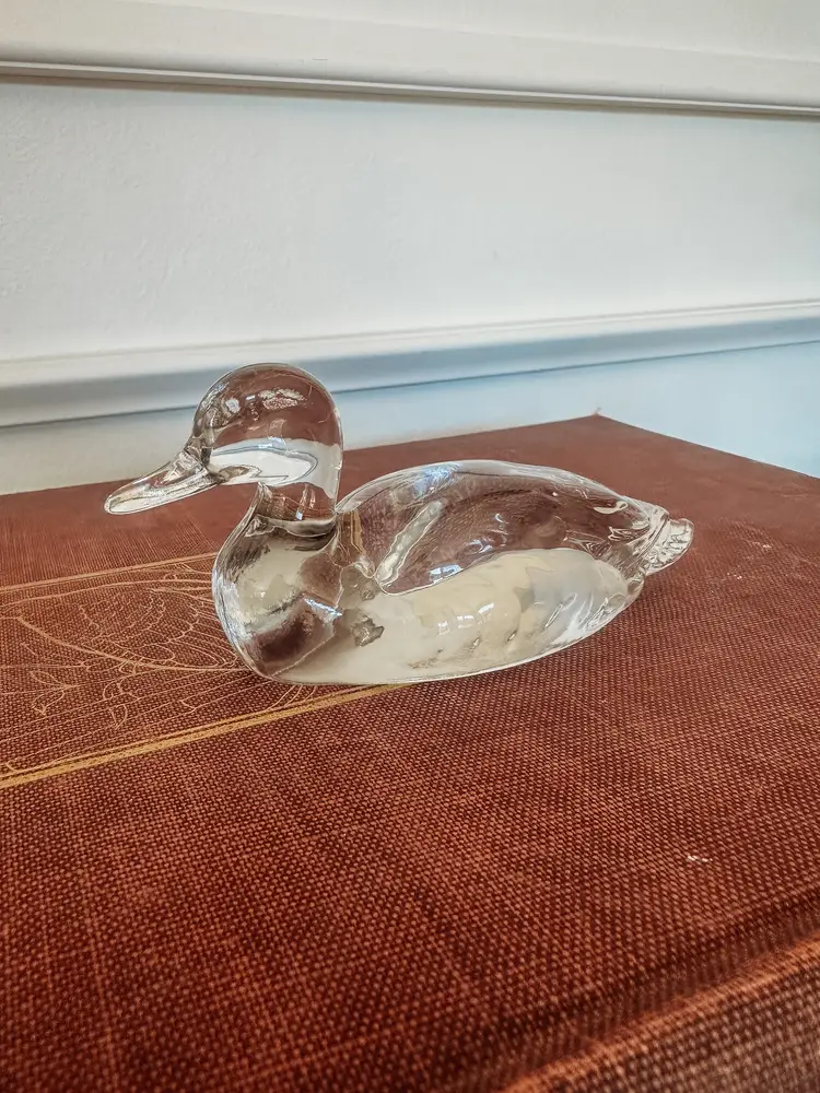 Fenton Duck Paperweight