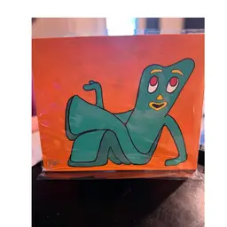 Gumby Hand-painted Cartoon/ Eccentric Art