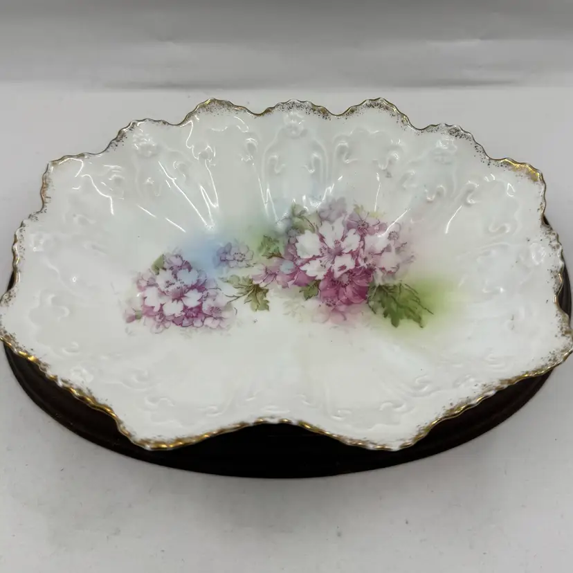 Floral Porcelain Trinket Dish