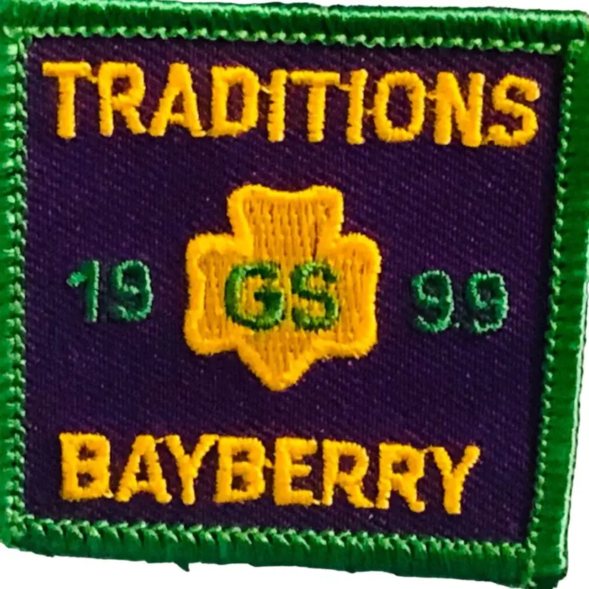 Vintage Scouting Fun Patch: 1999 GS Traditions Bayberry 