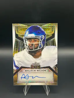 2023 Leaf Metal Malachi Nelson Gold Mojo Refractor 1/1 Auto RC UTEP Miners