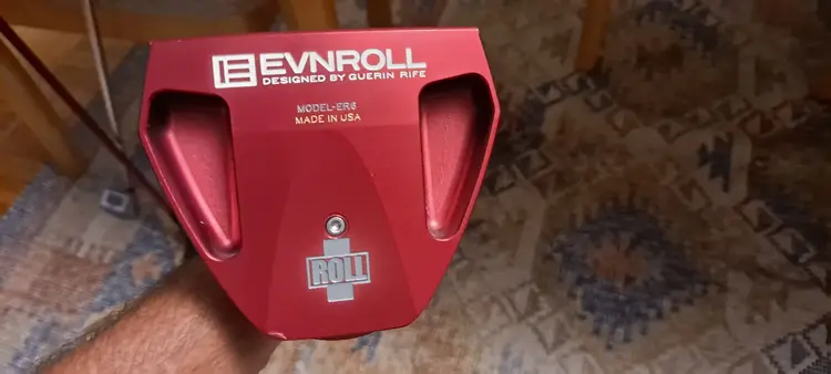 Mint ENVROLL Putter ER6 EVROLL ER6 (Red) 33.75 in with headcover