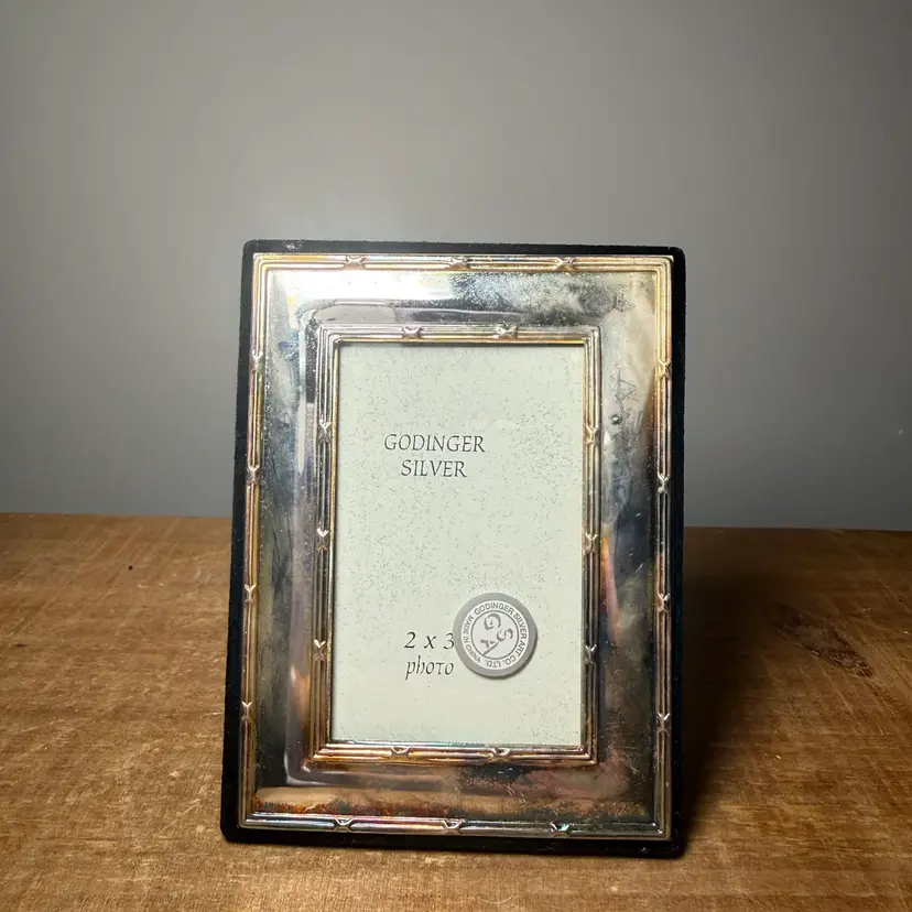 Godinger Silver Plated 2x3 Photo Frame