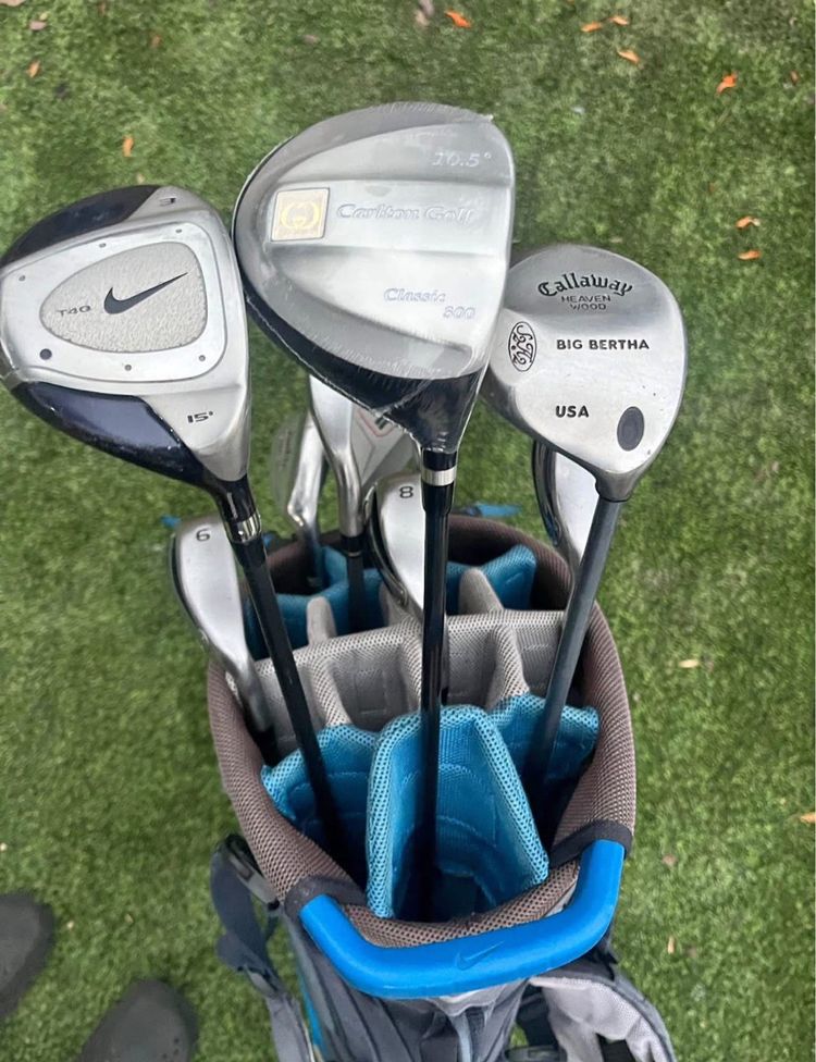 Golf clubs set Nike slingshot