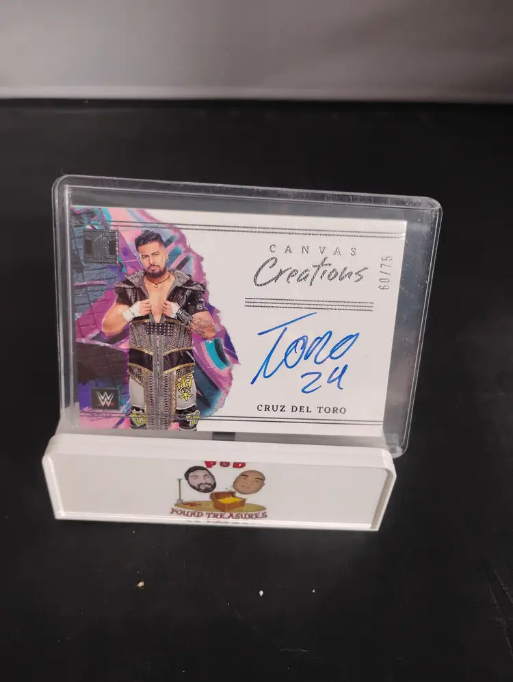 2023 Panini Impeccable Canvas Creations Cruz Del Toro Auto /75