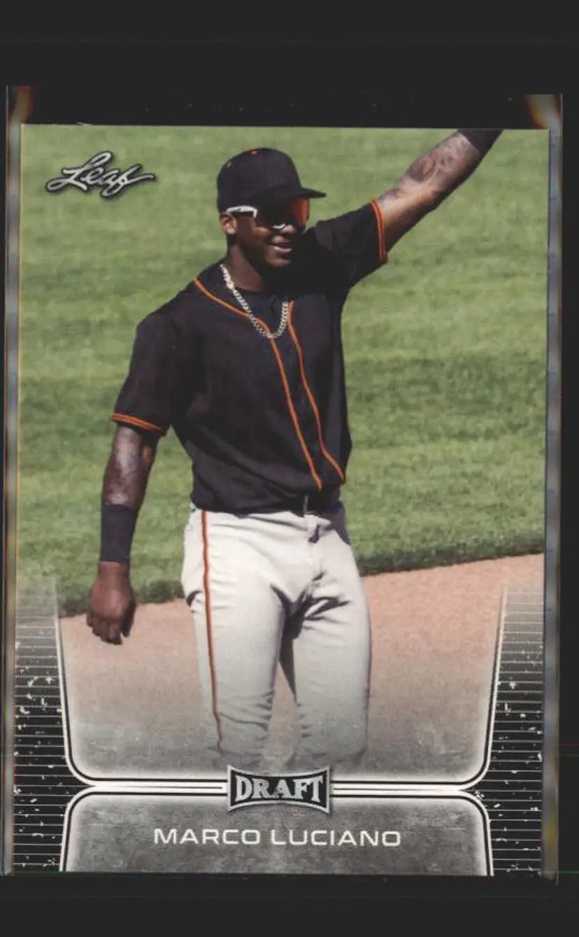 2020 Leaf Draft #05 Marco Luciano - (137) - San Francisco Giants