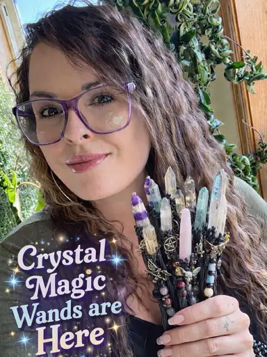 ✨New Arrivals! Crystal Magic Wands!🔮✨