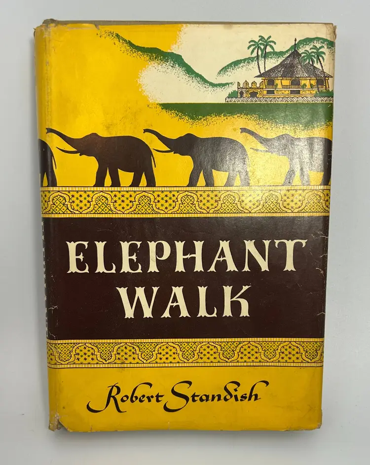 Vintage 'Elephant Walk' by Robert Standish Hardcover 1949 Macmillan Books 1st American Edition