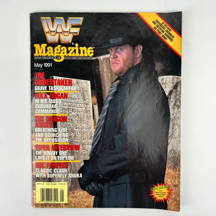 WWF Magazine May 1991 The Undertaker Cover