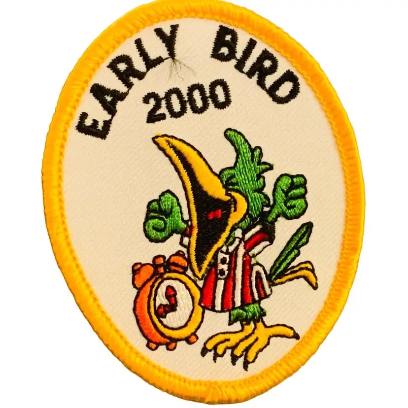 Vintage Scouting Fun Patch: Early Bird 2001
