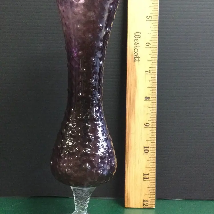 Art Glass Hobnail Vase