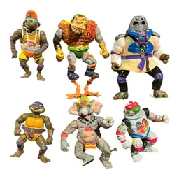42. Lot of 6 Vintage TMNT Figures