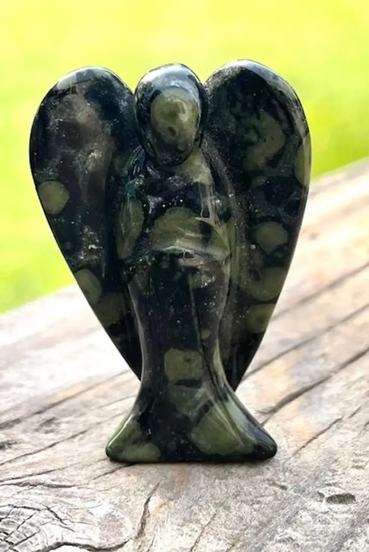 Kambaba Jasper Carved Angel CLOSEOUT AUCTION