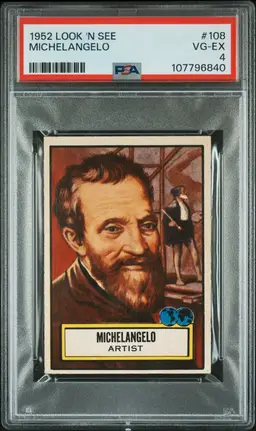 1952 Look 'N See Michelangelo PSA 4