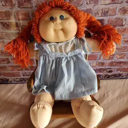 Vintage 1985 Cabbage Patch Kid Girl Red Hair Girl-KT Factory HM#8 GUC