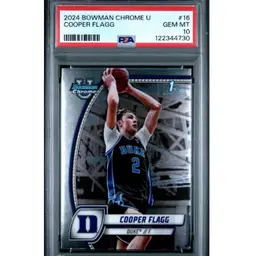 Cooper Flagg 2024 Bowman Chrome U 1st Bowman PSA 10