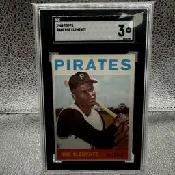Roberto Clemente - 1964 Topps world series- SGC 3
