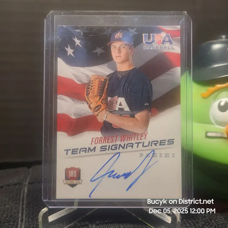 2015 Team USA Auto - Forrest Whitley Tampa Bay Rays 208/499