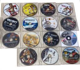 Sony PlayStation 3 (Game Lot Of 14 + 1 PS1)- Disc Only In Jewel Case.
