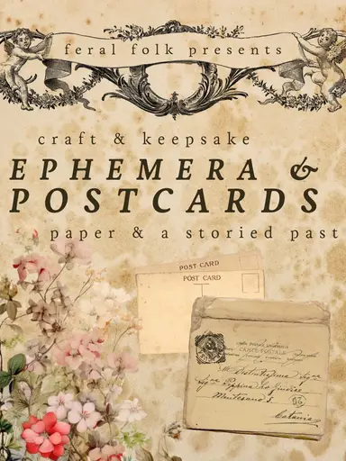 Ephemera & Postcards: Antique & Vintage, Heartfelt Letters, Polaroids, Unused PCs & More!
