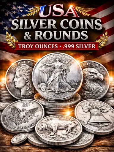 Live Silver Rush! 🪙 90% Coins & .999 Silver Rounds 🔥