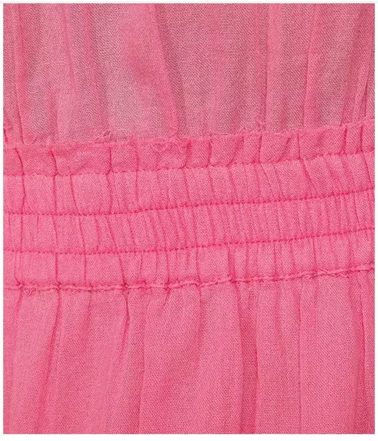 Chelsea & Violet Cassia Guaze Square Neck Ruffle Hem Romper NWT X Small