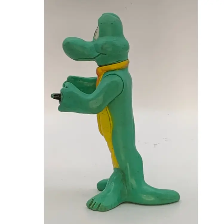 VTG Albert Alligator 1969 Walt Kelly Soft Vinyl Figurine. Jointed Arms, Head