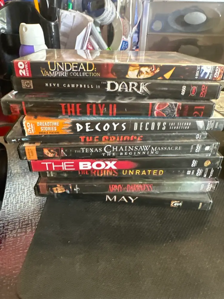 Lot of 19 Horror DVDs Halloween Scary Movie Collection Good Condition