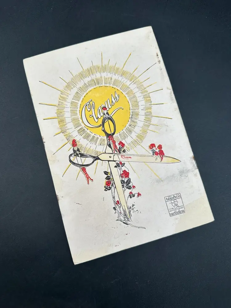 Antique 1902 The Clauss Shear Company Alphabet Primer Advertisement