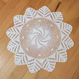 Set of Two Vintage Crochet Doilies