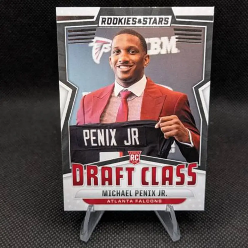 Michael Penix Jr. 2024 Rookies & Stars Draft Class Rookie (RC) #DC-MPJ - Atlanta Falcons