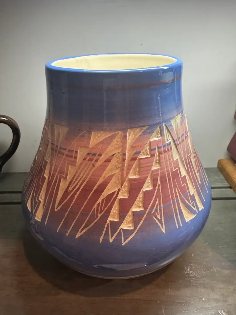 Navajo Padilla Art Pottery Vase, 7.5 In H