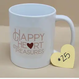 25 Rare Happy Heart Treasures Coffee Mug