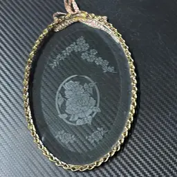 09. Etched Glass Roses Sun Catcher