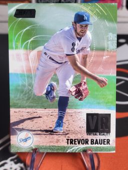 Trevor Bauer 2021 Topps Stadium Club Virtual Reality #VR-17 Black /99