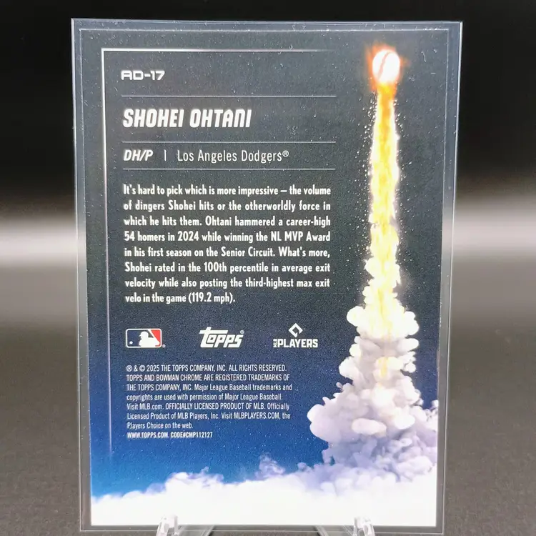 Shohei Ohtani 2025 Bowman Chrome #AD-17 Adios